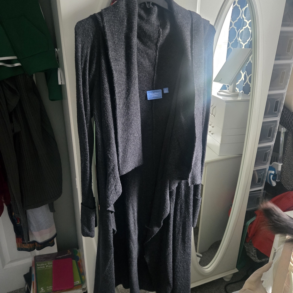 Simply Vera Vera Wang Black Knit Cardigan